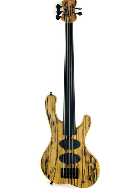 JT Custom Pale Moon Ebony 5st. Fretless